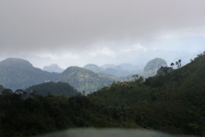 Terrain to the east from the "high garden" site