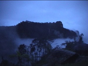 Mt.Hamiya  Coming out of the mist